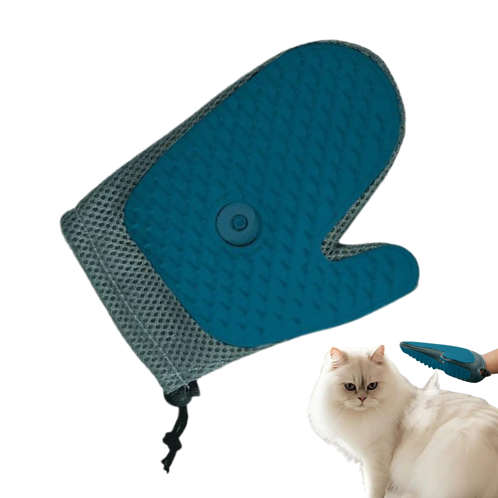 Guanto per Rimozione di Animali Domestici Guanto Rimuovi Pelo ad Azione | Attrezzo Riutilizzabile Per Pulizia E Manutenzione Di Gatti Cani Divano E