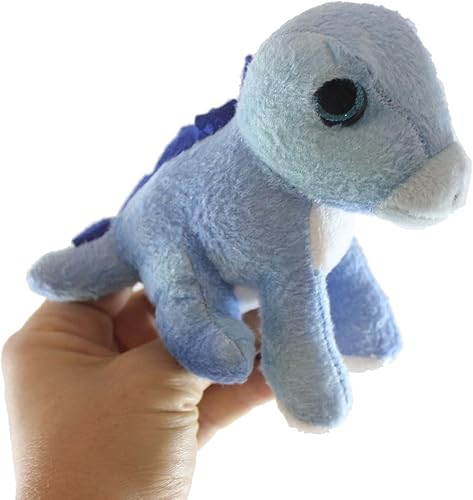 Miniatura 4 de Curious Minds Busy Bags 1 lindo animal de peluche de dinosaurio de Brachiosaurus, adorable mini peluche  dinosaurio