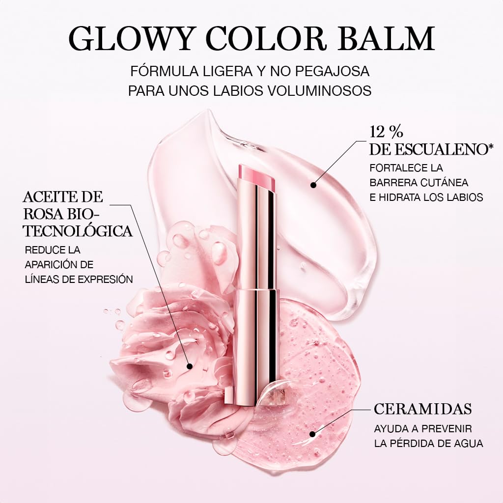 Lancôme - Lip Idôle Squalane-12 Butterglow - Bálsamo Labial - Stick Hidratante, Efecto Volumen, Tratamiento Antiarrugas - Hidratación Intensa 24h - Color Modulable - 3g