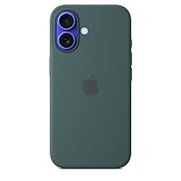 Apple Custodia MagSafe cover in silicone per iPhone 16 - Verde lago ​​​​​​​