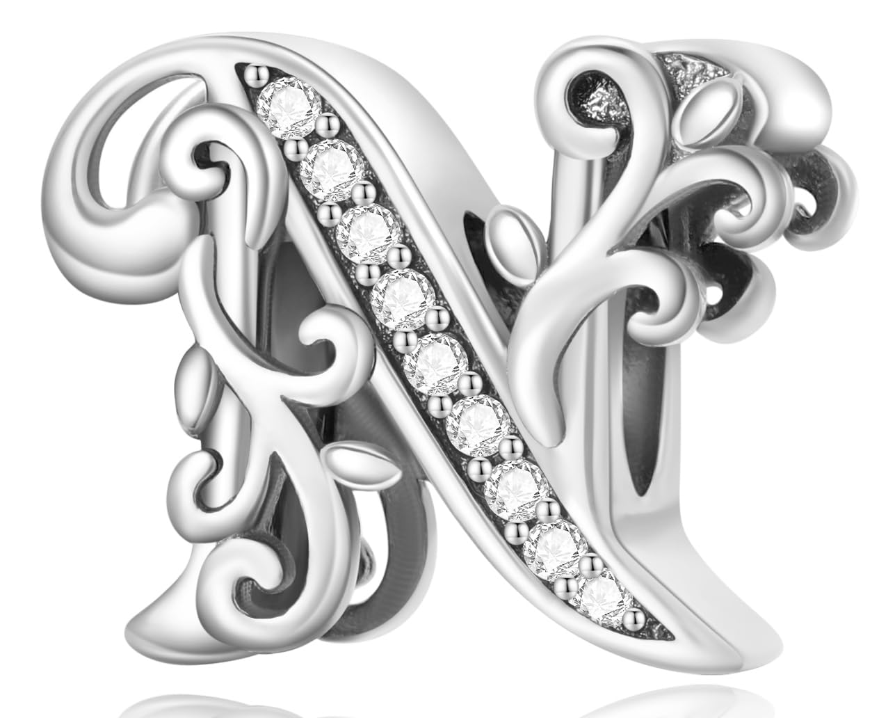 FLUFLO Charm Anhänger Damen Buchstabe A-Z für Armband 925 St