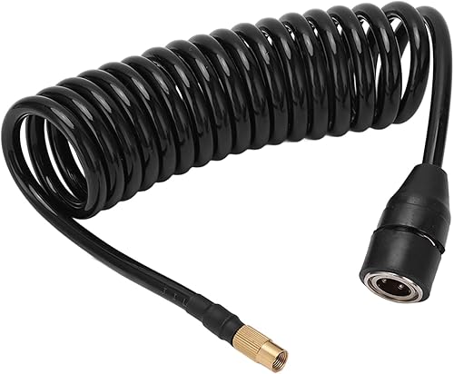 Miniatura 7 de Manguera de bomba de aire para automóvil, manguera de compresor de aire de 9.84 pies, PS20, enchufe hembra, tubo de extensión para boquilla de