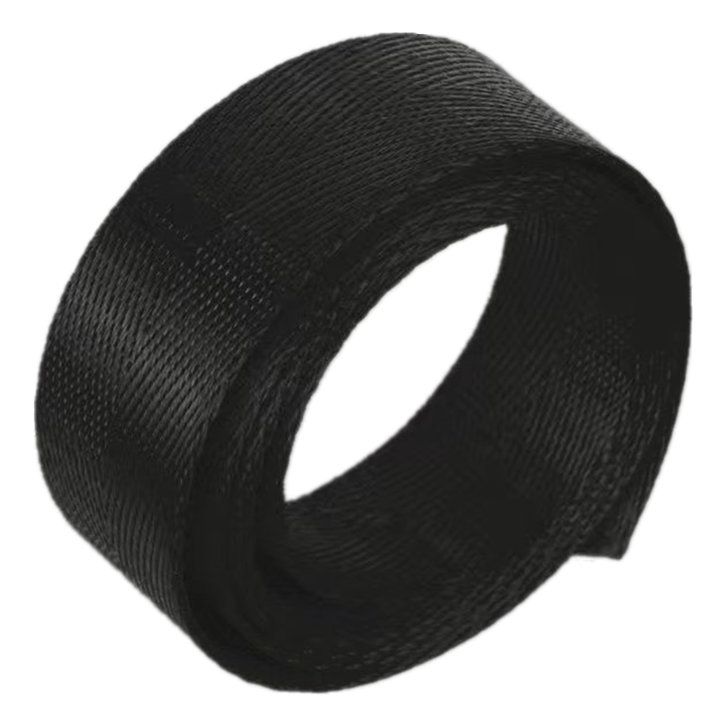 FGJsfhrDTU Webbing, 38mm Nylon Herringbone 5-20 Yard Multicolor(Black,5 yard)