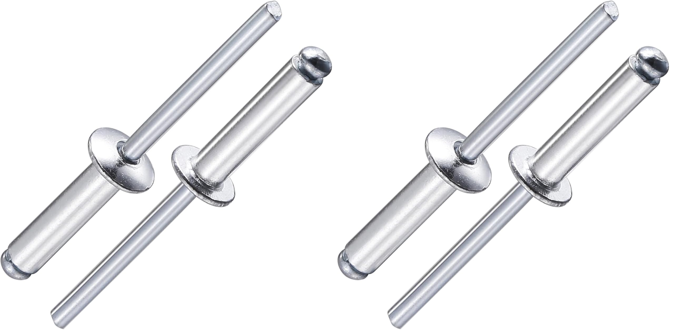 Wensilon (180Pcs) 3/16"x3/4" Aluminum blind pro Rivets,Aluminum Grip and Steel Mandrel (Pack of 2)