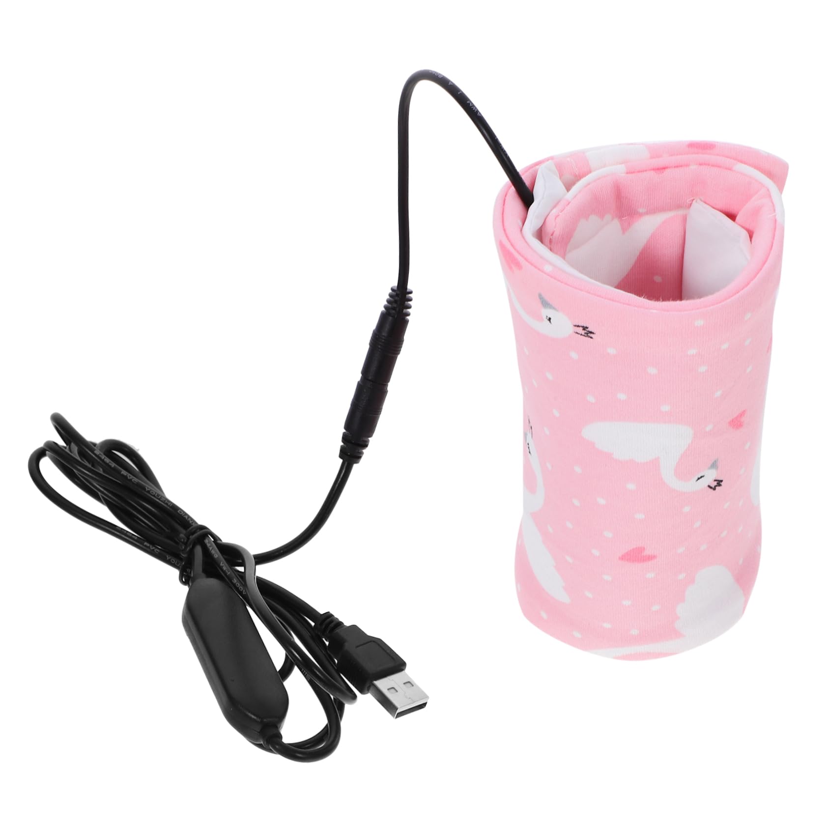 VICASKY 3piezas Manga Térmica Calentador De Biberones USB Aislante Portátil Control De Temperatura y Temporizador para Viajes y Uso Doméstico
