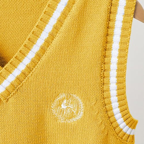 Girls Boys and Toddler's V-Neck Cable Knit Sweater Vest Kids Girls Sleeveless Pullover School Uniform Sweater Vest Tank Tops4