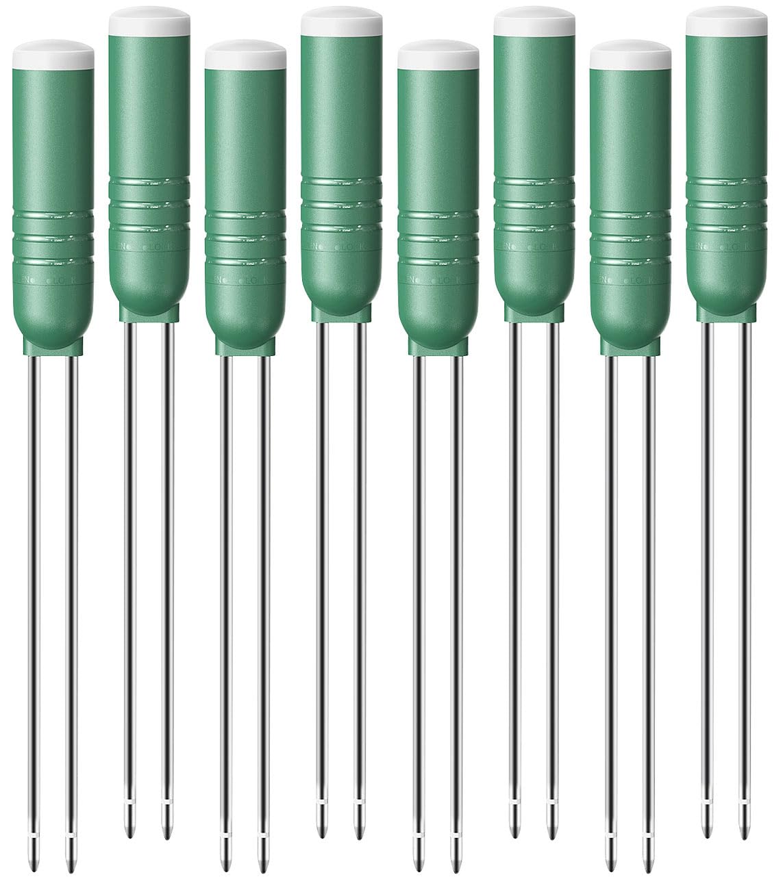 Royal Gardineer Bodenfeuchtesensor: 8er-Set Sensoren für 4in1-Funk-Bodenfeuchtigkeitsmesser BFM-100 (Feuchtigkeitsmesser mit Alarmen, Erde Feuchtigkeitsmessgerät, Topf)
