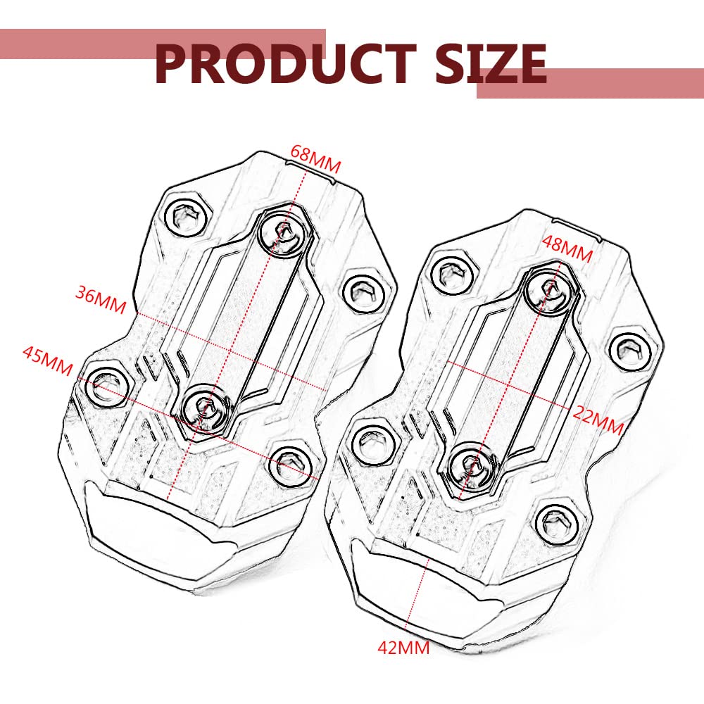 Motore Universale di Protezione Del Respingente Della Protezione Crash Bar Blocco Per R1250GS R1200GS LC ADV f850gs F750GS F650GS F850GS G310GS G310R (Nero)