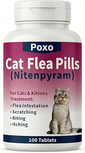 (Nitenpyram) Oral Flea Pills for Cats (2–25 lbs) – 100