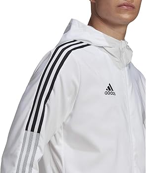 adidas ホワイト ウィンドブレーカー adidas mens Tiro 21 Windbreaker White X-Large at Amazon Men's