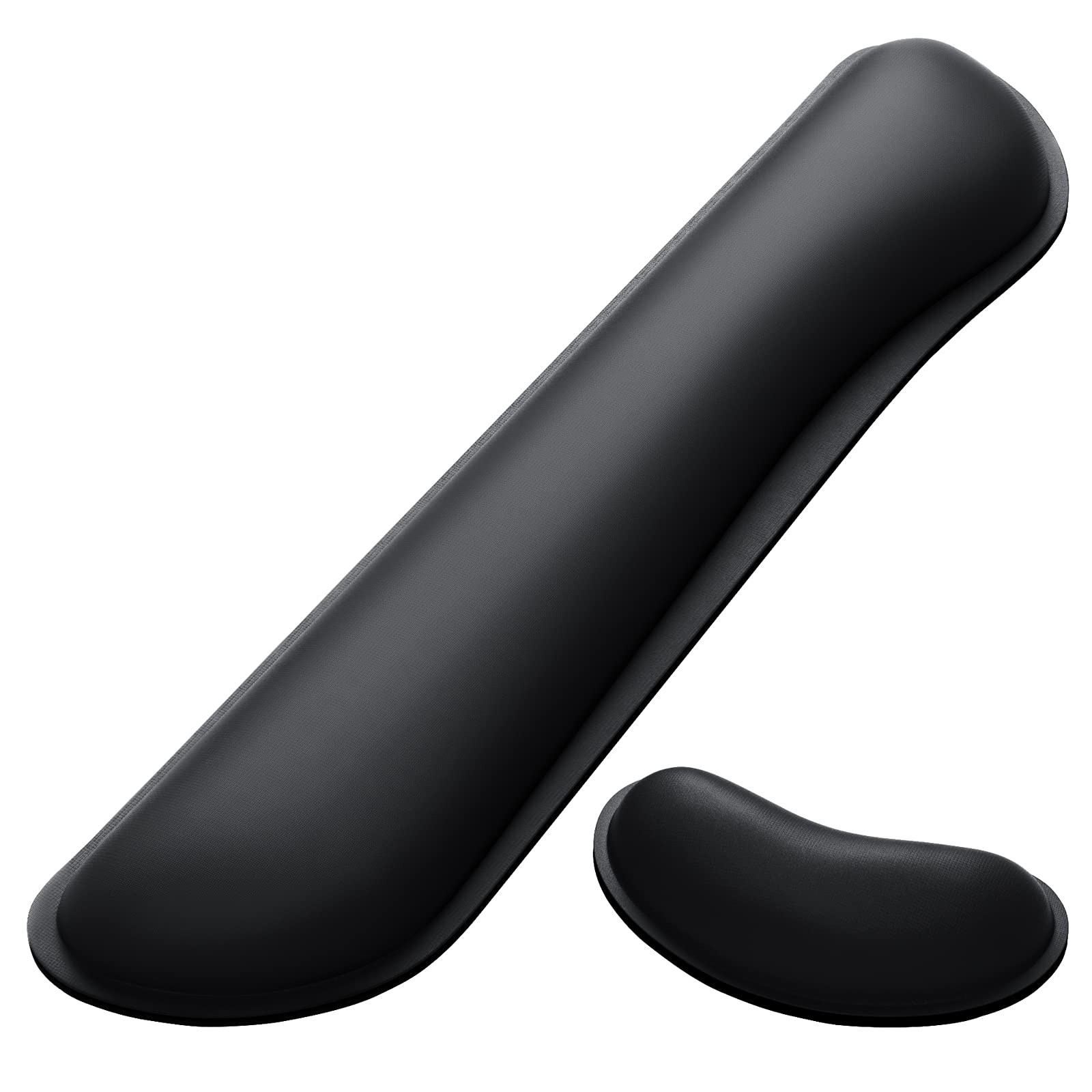 Dapesuom Keyboard Wrist Rest Set Cute PU Leather Wrist Cushion for Computer Keyboard and Mousepad Memory Foam Mouse