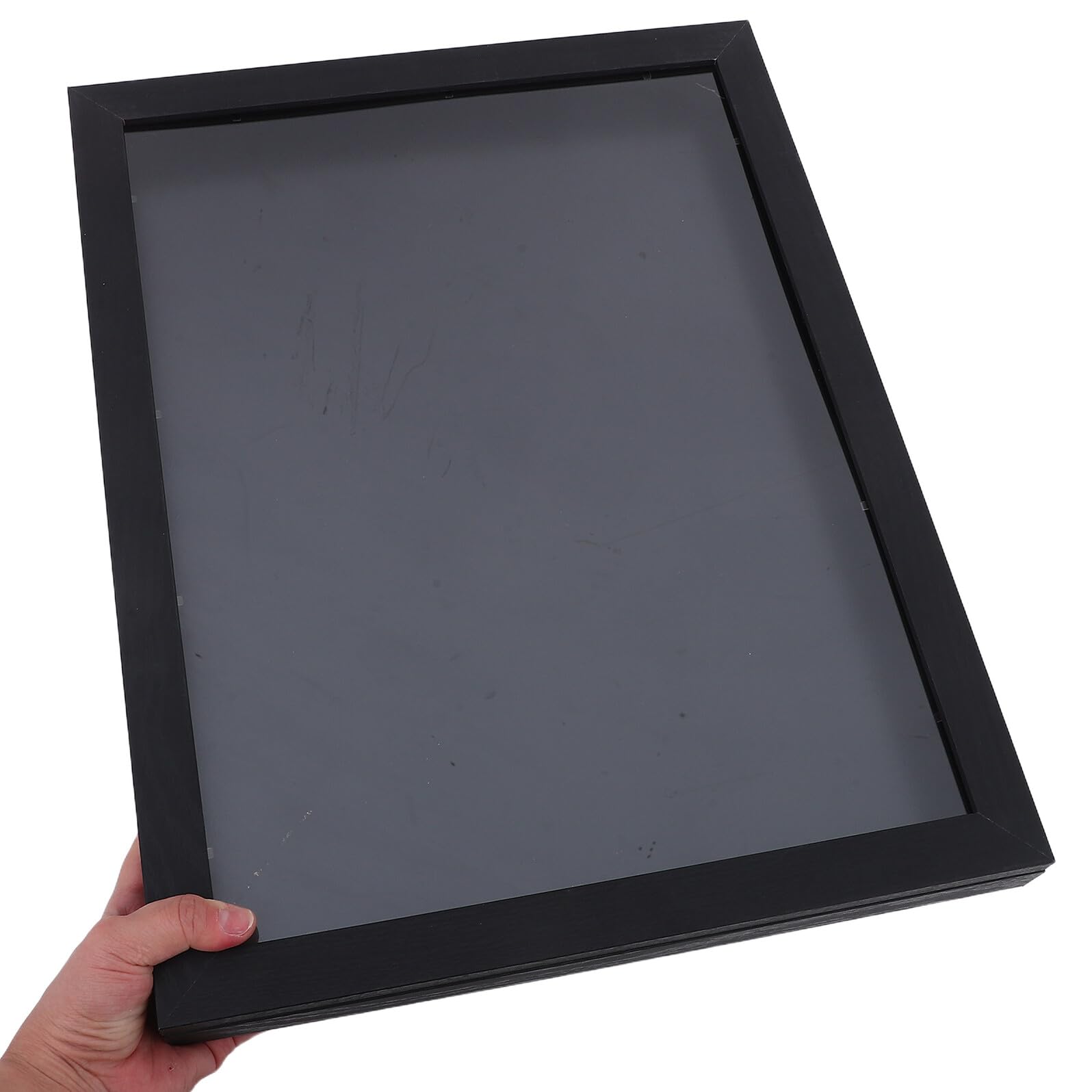 Holibanna Cornice per Maglia Calcio in Legno Nero 14x18 Protezione Eccellente e Facile Installazione, per Esposizione in Soggiorno o Camera