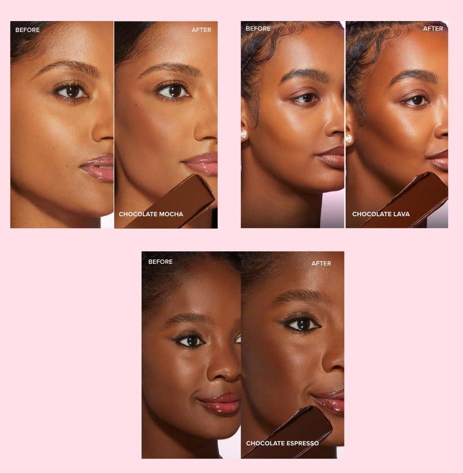 Too Faced Cosmetics ORIGINAL | CHOCOLATE SOLEIL - Bronceador Cremoso en Barra | Melting Bronzing & Sculpting Stick | 8,0 gramos / 0.28 Oz. | by BELLA (CHOCOLATE SOUFFLE, 8.00 g (Paquete de 1))
