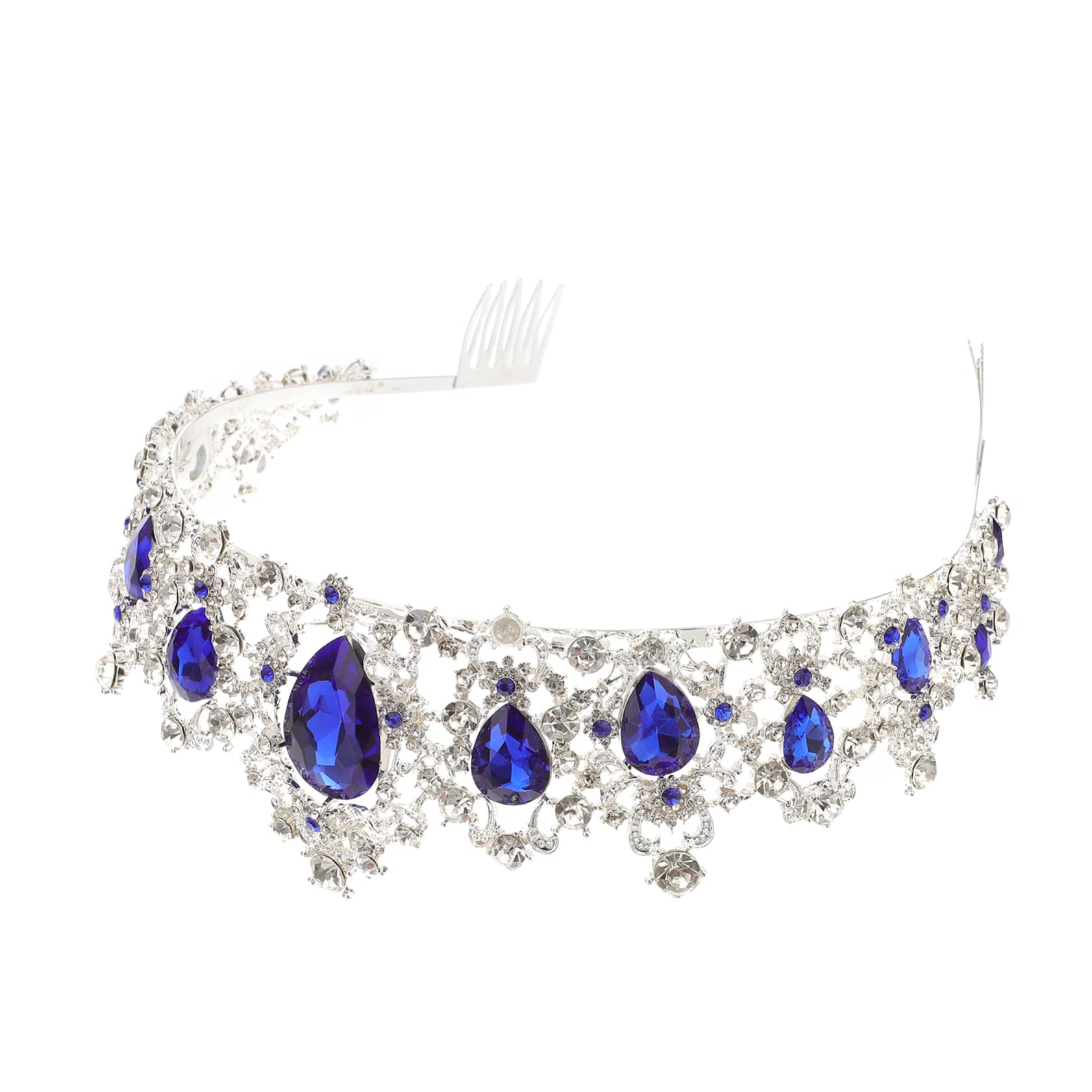 minkissy 1pezzi Corona Di Strass Di Cristallo Con Pettine