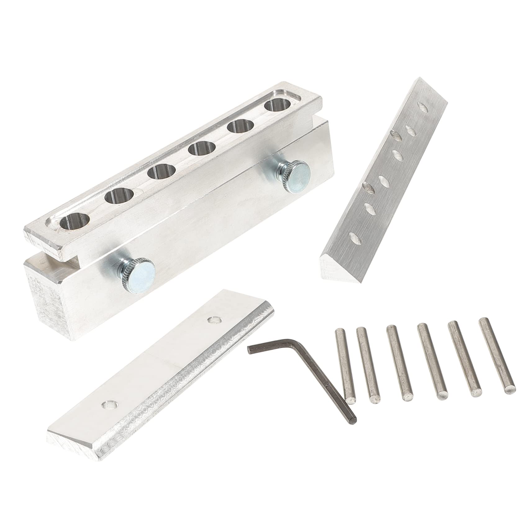 CALLARON Molde de Lápiz Labial DIY de Aleación de Aluminio 6 Agujeros, Pulido Fino y Fácil de Transportar para Fabricación Casera de Bálsamo Labial en Exteriores