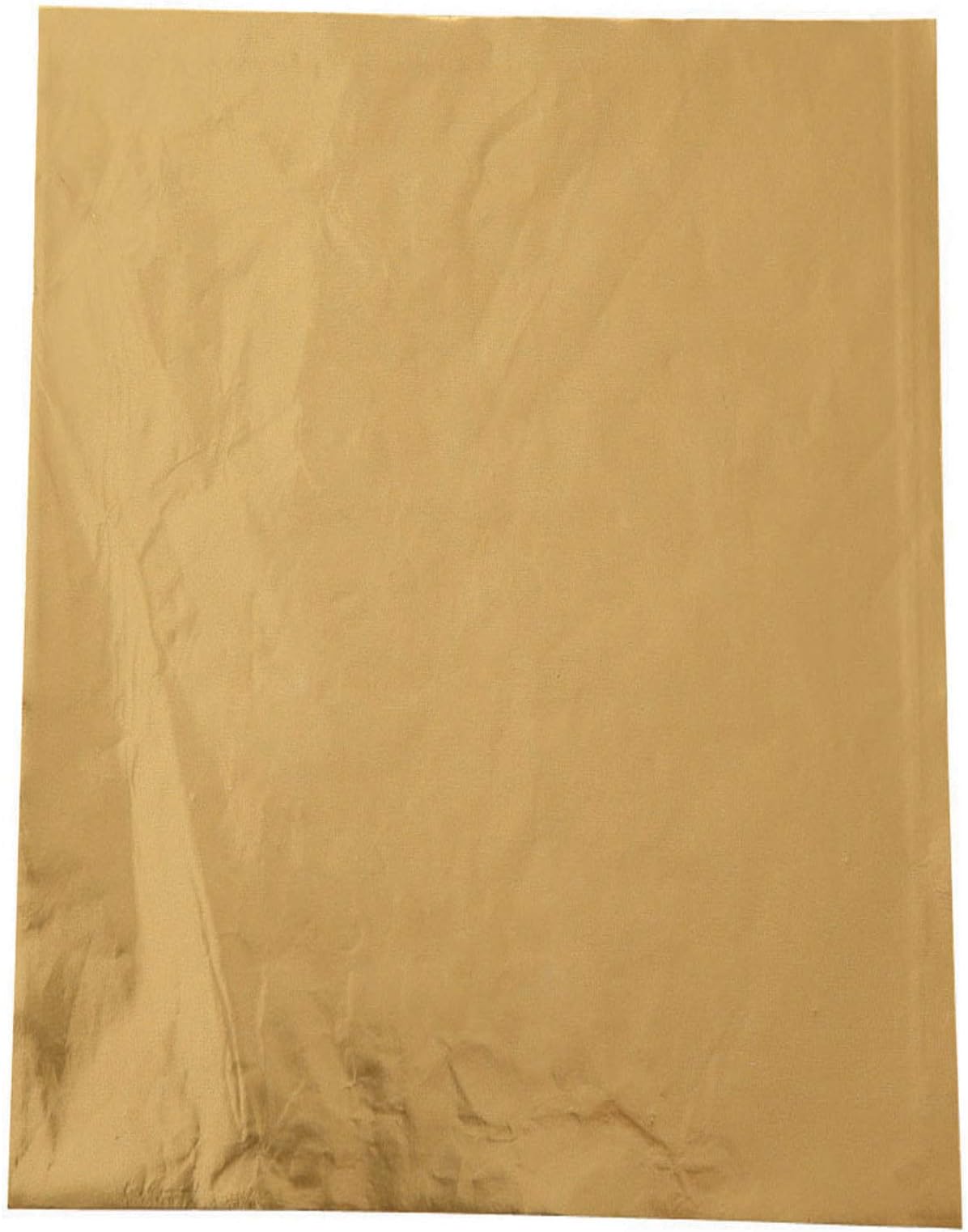 Kunya® Chocolate Wrappering Foil, Embossed Chocolate Wrapper, Candy Wrappers, 100 Sheets - 10in x 7in - Golden