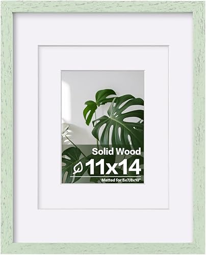 Vista 350 de Egofine Portarretratos de 9 x 12 pulgadas hecho de madera maciza con plexiglás, fotos de 5 x 7/6 x 8 con paspartú o de 9 x 12 pulgadas sin paspartú