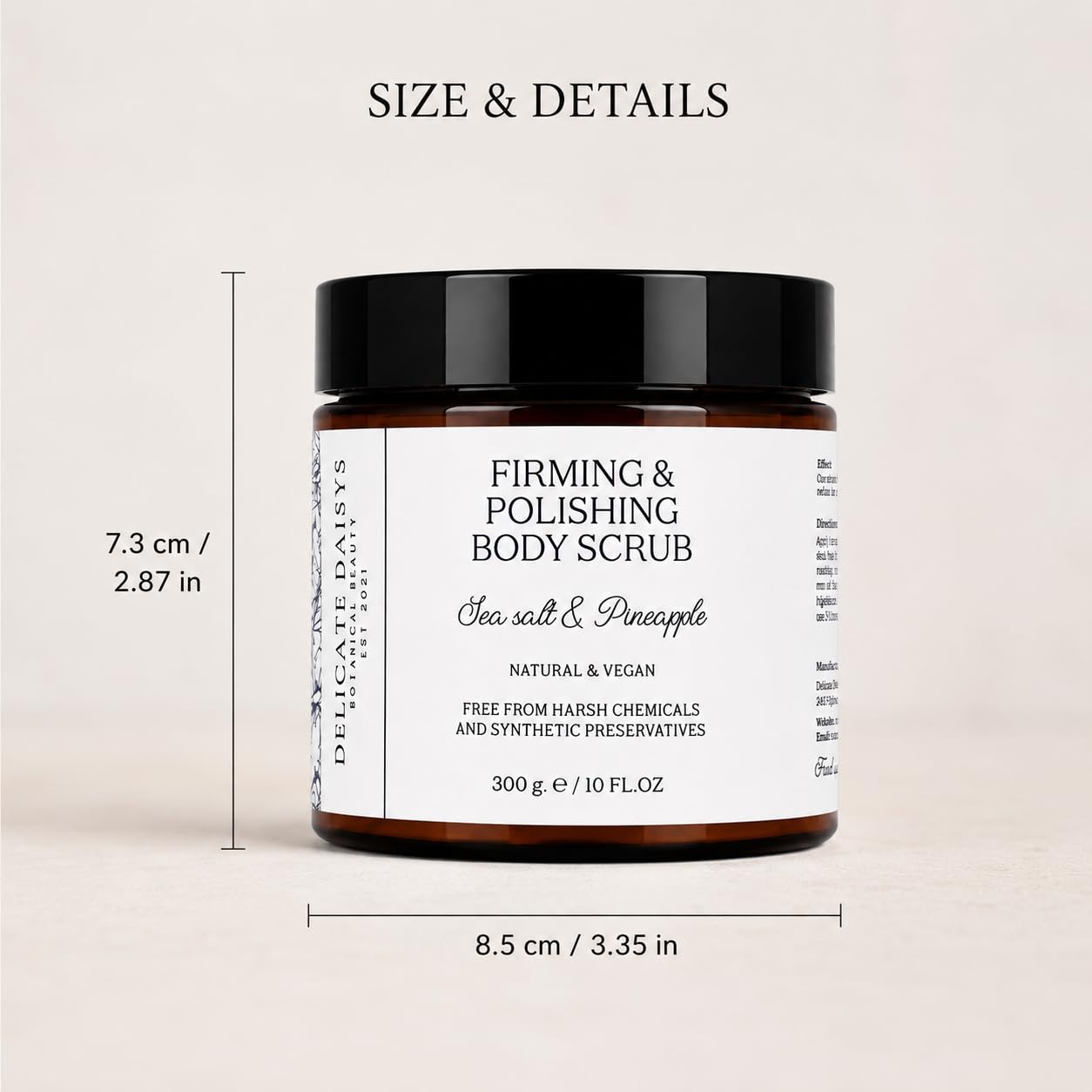 Sea Salt & Pineapple Firming & Polishing Body Scrub with Retinol