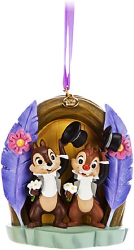 Chip 'N Dale Sketchbook Ornament Two Chips and a Miss