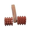 Eversky01 Handicraft Balayantra Master Art head Massager For Hair Growth/Acupressure Roller Massager/Head Massager/Original Inventor/Sheesham wood Set Of 2 gallery image