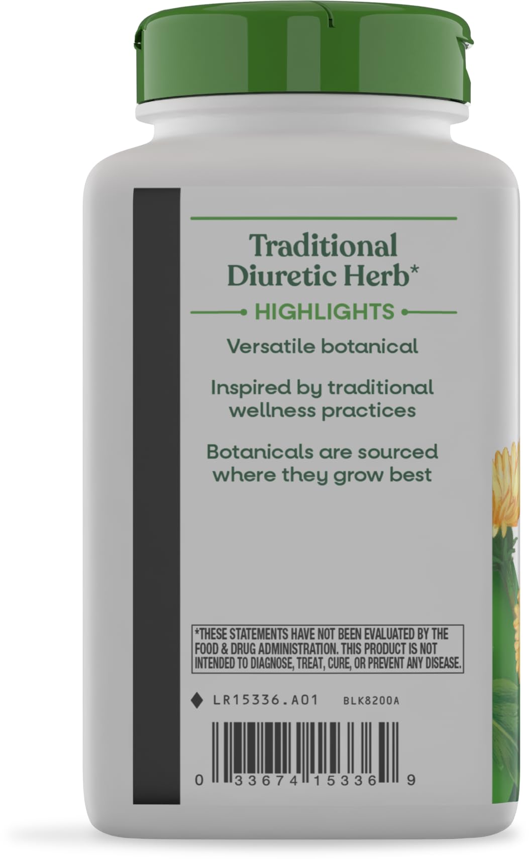 Nature's Way Dandelion Root Capsules, 1,575 mg per Seving, 180 ct — Amazon image 10