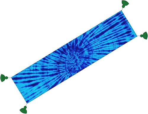 Miniatura 7 de Camino de mesa de Navidad con teñido anudado azul, decoración de mesa de comedor, decoración de Navidad, decoración de interiores del hogar, caminos