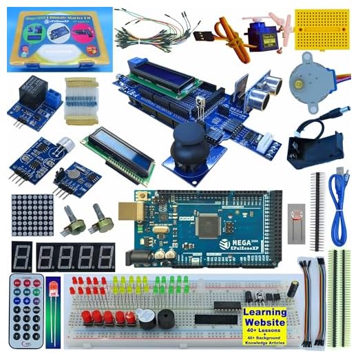 ePalZoneXP Ultimate Mega R3 Starter Kit Mega 2560 compatibile con Arduino IDE, le più dettagliate 40+ lezioni, oltre 40 articoli di conoscenza in background, spiegazione dettagliata