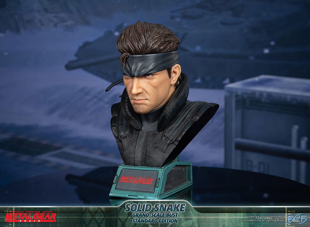 First 4 Figures MGSGBST - Estatua de Resina sólida de Metal, Multicolor