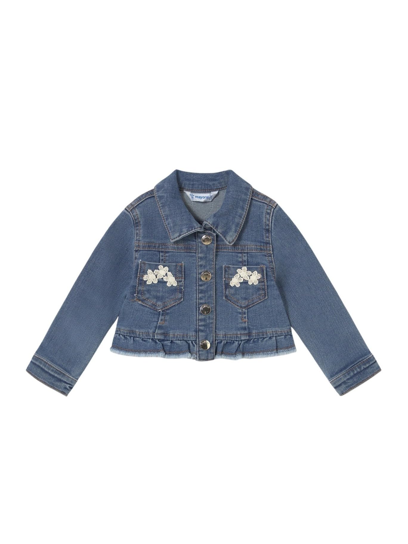 Mayoral Giubbotto Jeans per Bimba Mezzo 18 Mesi (86cm)