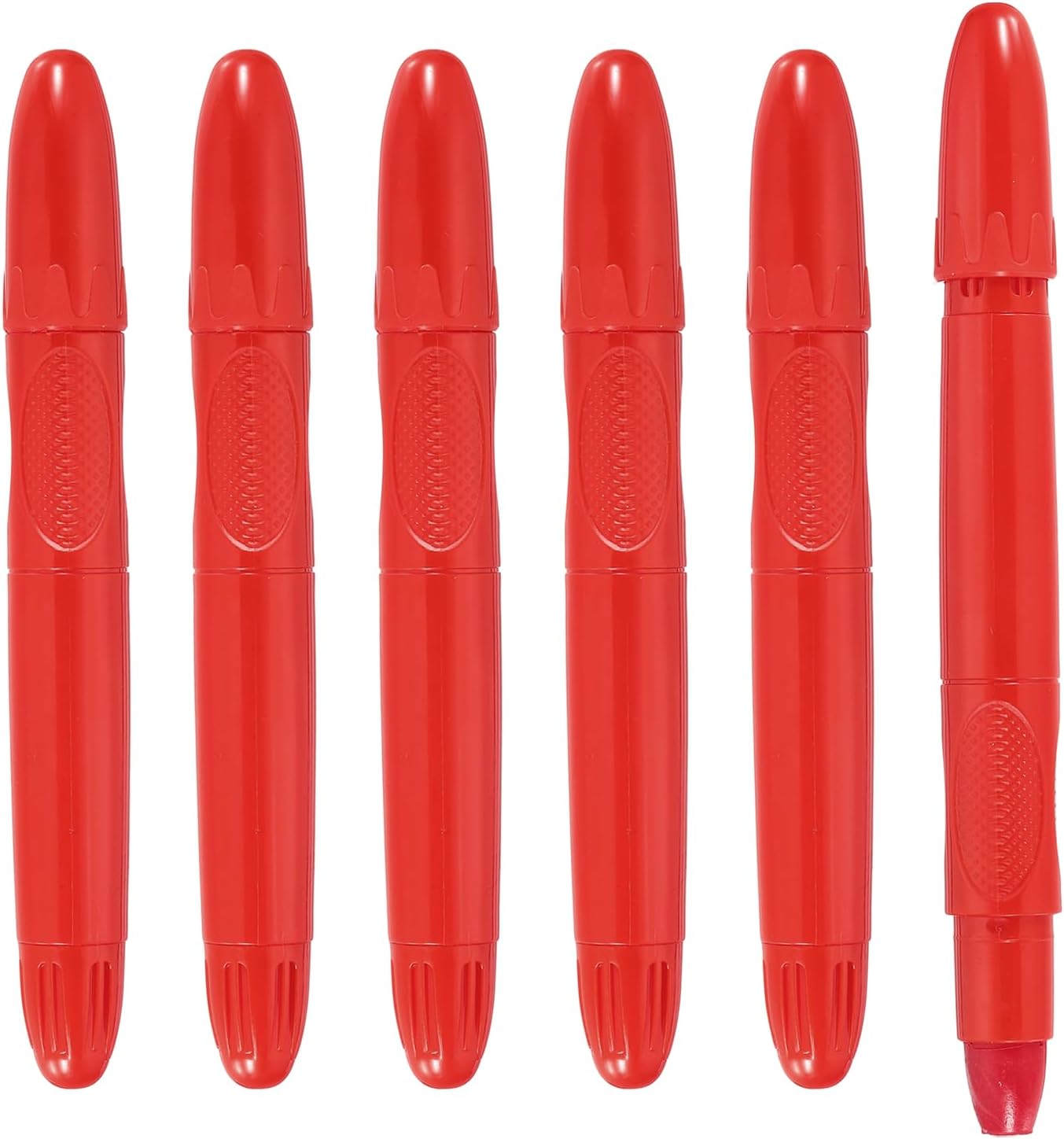 PATIKIL 6 Pack Twistable Crayons, Coloring Twist Crayon Retractable Easy to Hold Silky Washable for Coloring Books Crafts Christmas Gifts Birthday Parties Art Office Supplies, Red