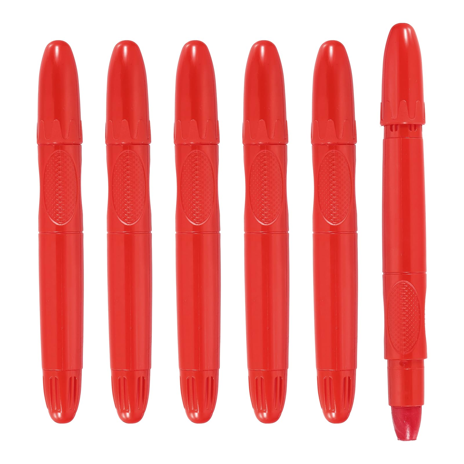 PATIKIL 6 Pack Twistable Crayons, Coloring Twist Crayon Retractable Easy to Hold Silky Washable for Coloring Books Crafts Birthday Parties Art Office Supplies, Red
