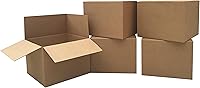 Vista 4 de uBoxes Extra grande (paquete de 5) Caja de mudanza de cartón corrugado estándar de 23" x 23" x 16", marrón corrugado
