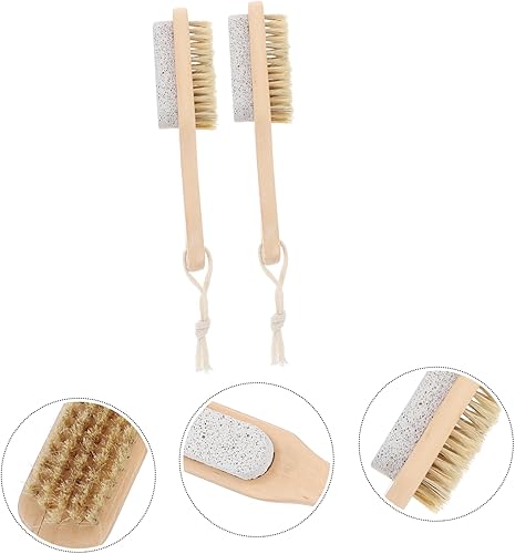 Miniatura 7 de FOMIYES 2 unids herramienta exfoliante removedor de piel doble cara pedicura escofina T herramienta Zester rallador cuerpo cepillo pedicura