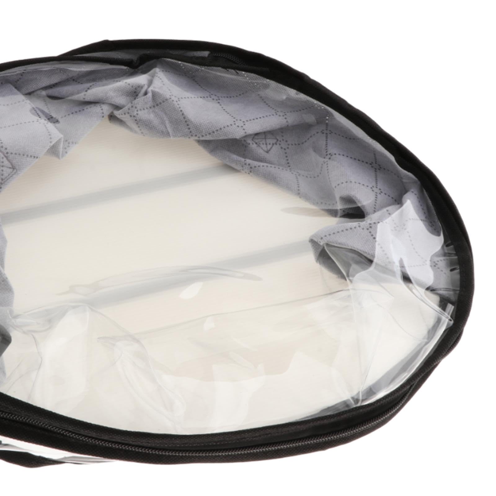 Tachiuwa Hat Box Clear Hat Organizer Bag Hat Organizer Box Hat Bag Cowboy Hat Organizer Holder Hat Travel Case, Gray