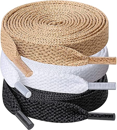 Image of SHOESHINE Flat Shoelace (3 Pair Set) Sports, Sneakers Running Gym shoes & Boot Lace