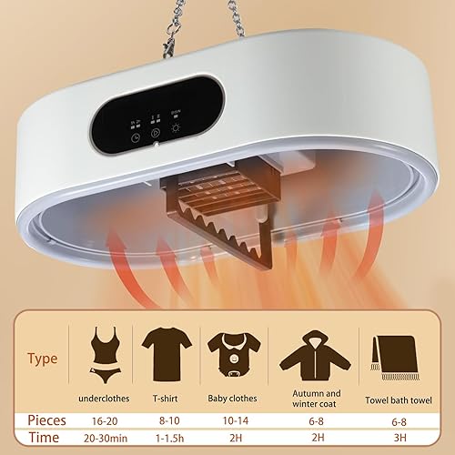 Miniatura 2 de Mini secadora de ropa portátil, secadora de viaje, secadora eléctrica de ropa pequeña, secadora eléctrica, secadora de ropa, secadora de ropa para