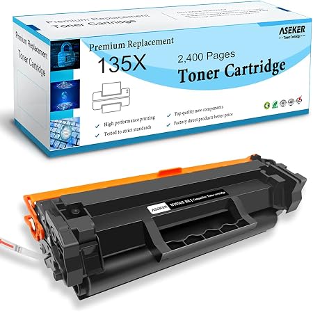 HP 135X W1350X, Negro, Cartucho Tóner de Alta Capacidad Original, de 2.400  páginas, para impresoras HP LaserJet M209dwe, MFP M234sdwe, MFP M234sdne,  MFP M234sdn, MFP M234dwe, MFP M234dw, MFP M234sdw : Hp: