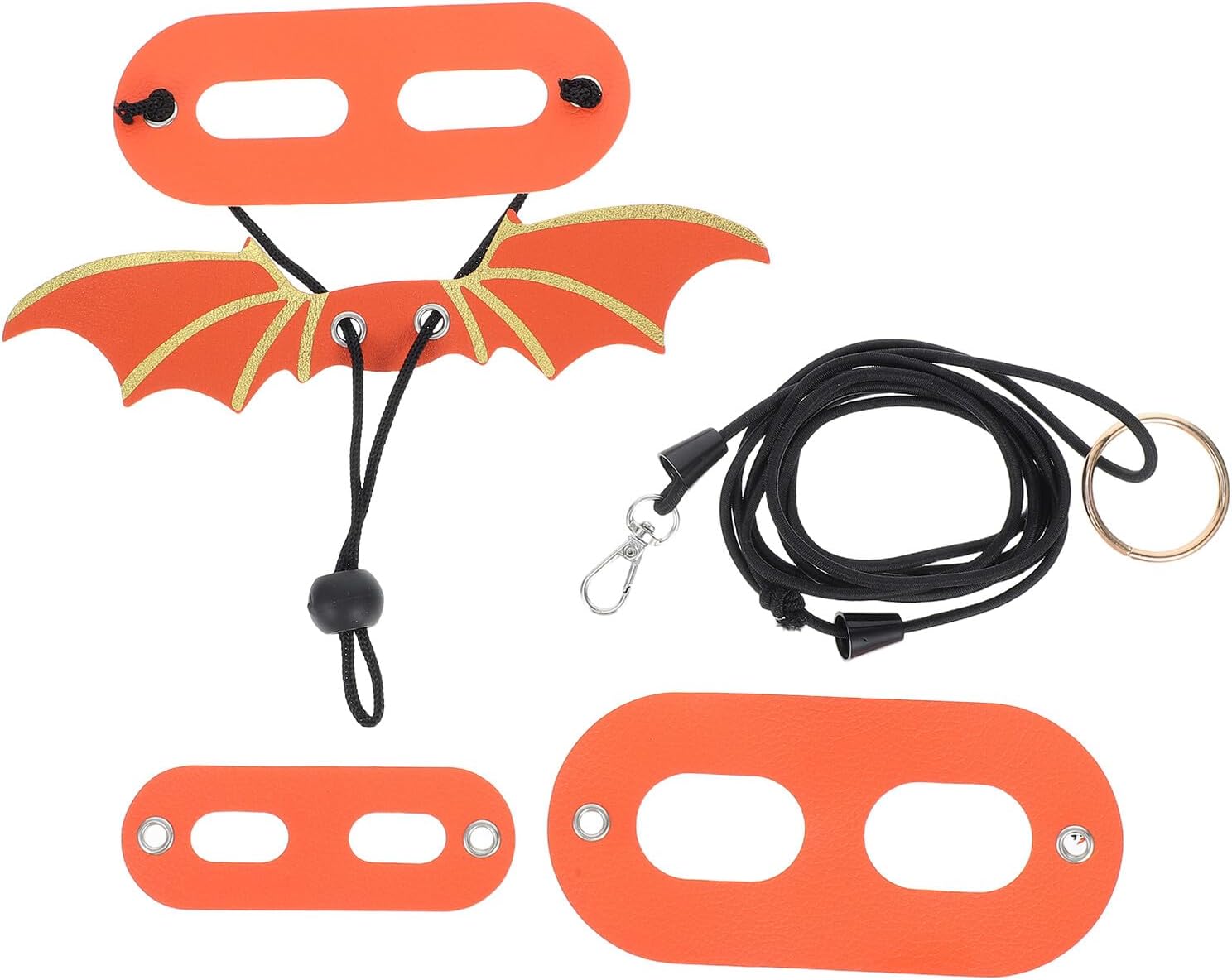 Lizard Harness Leash Set Adjustable Pu Rope Leash for Bearded Dragon Reptile Outdoor Walking Training Harness for Small Pets