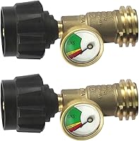 Vista 6 de Indicador de nivel de tanque de propano para tanques de propano estándar, ideal para barbacoas, parrillas, camping, cocina al aire libre - 530-0074P