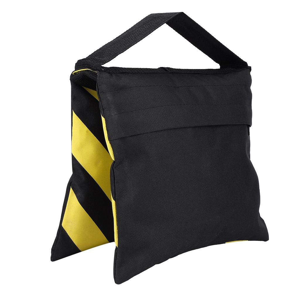 Topiky Bolsa de para fotografía, balanza de Tiro Profesional de Rayas Amarillas y Negras Bolsa de Bolsa de Peso para Estudio fotográfico Soporte de luz de Video Trípode Película de Escenario