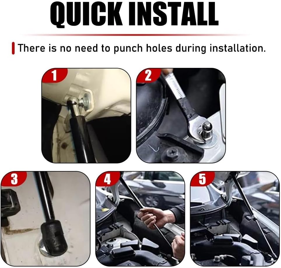 ボンネット油圧ストラット 2 個車のフロントガスショックフードショックストラットダンパーリフトサポートオクタビア A7 MK3 20