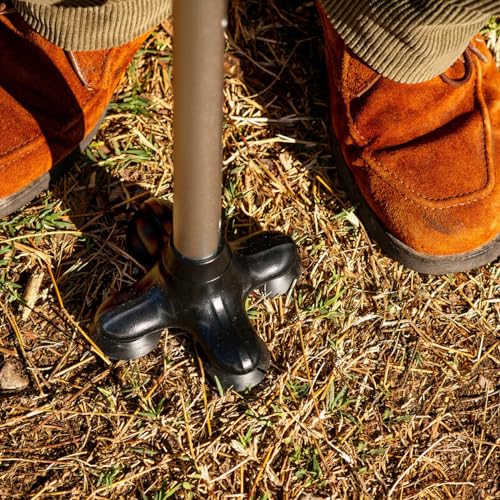 Bâton de marche extensible 4 points d'appui avec main mécanique de préhension - 6