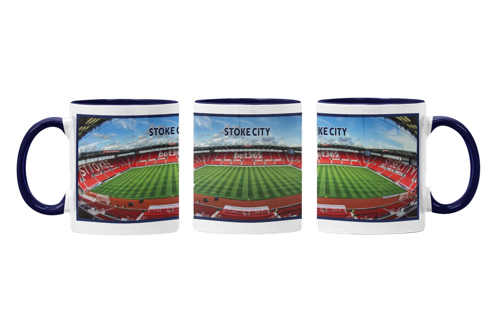 Willow Gifts Stoke City Stadium 11oz Ceramic Football Ground Gift Mug | Birthday or Christmas Gift 11oz Ceramic Tea Coffee Cup