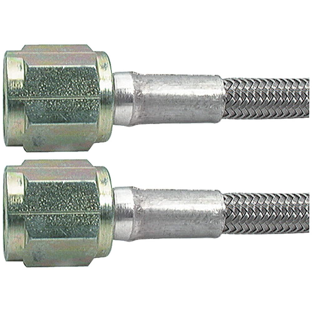 Allstar Performance ALL46310-9 9" #3 Braided Steel Lines With -4 Ends