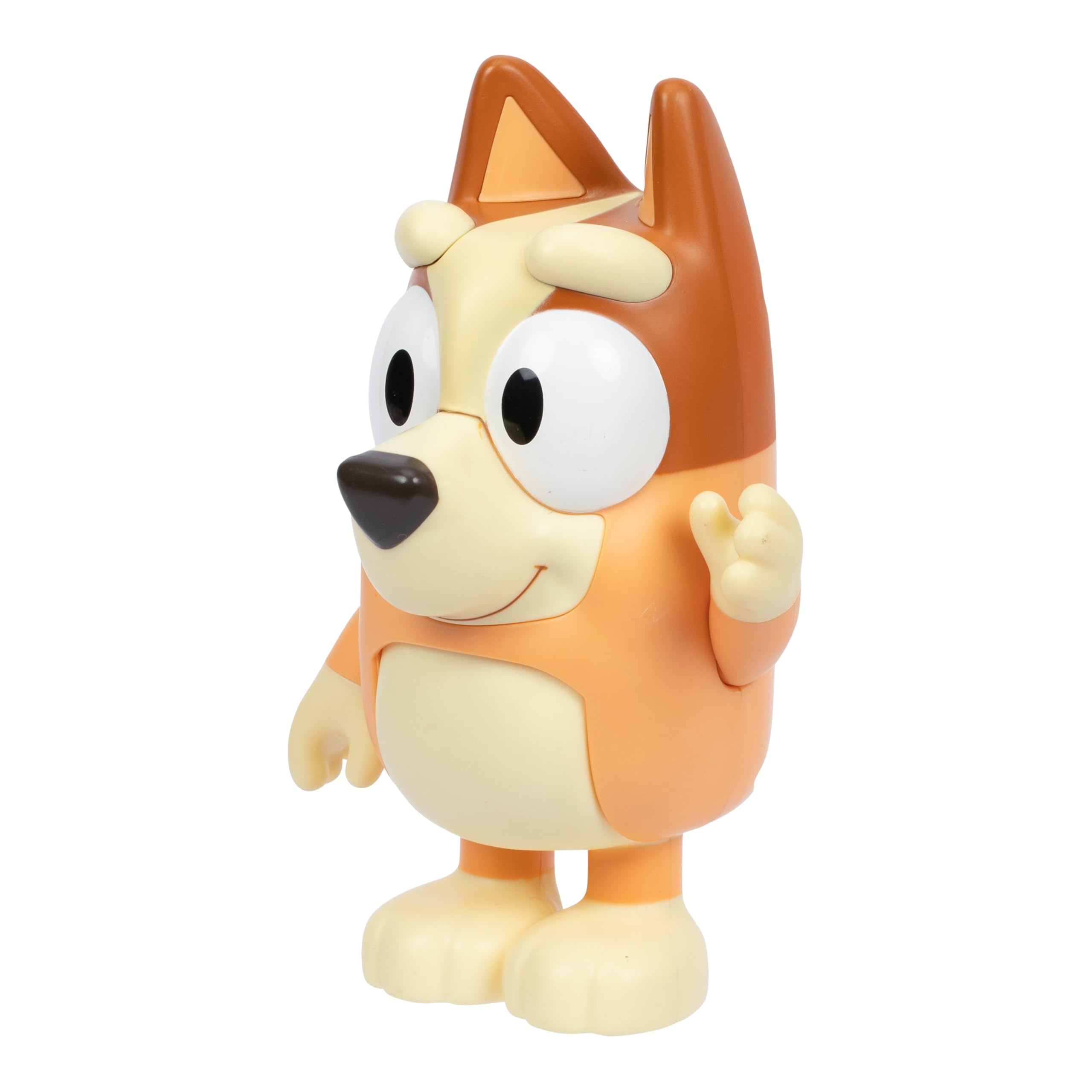 Bluey Chat Mates Bingo; presiona la Nariz de Bingo para Escuchar 10 de Sus Frases de la Serie; la Figura Tiene una Altura de 14 cm y los Brazos y piernas articulados