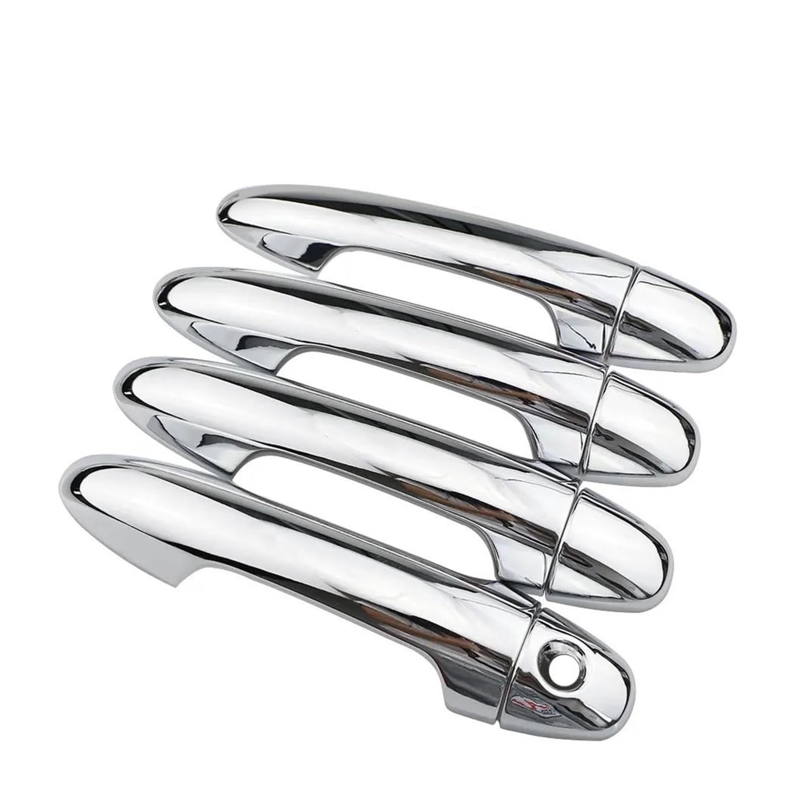 KJHOPY Car Door Handle Catch Cover Trim Molding Overlay Decoration Chrome for RAV4 2013 2014 2015-2018