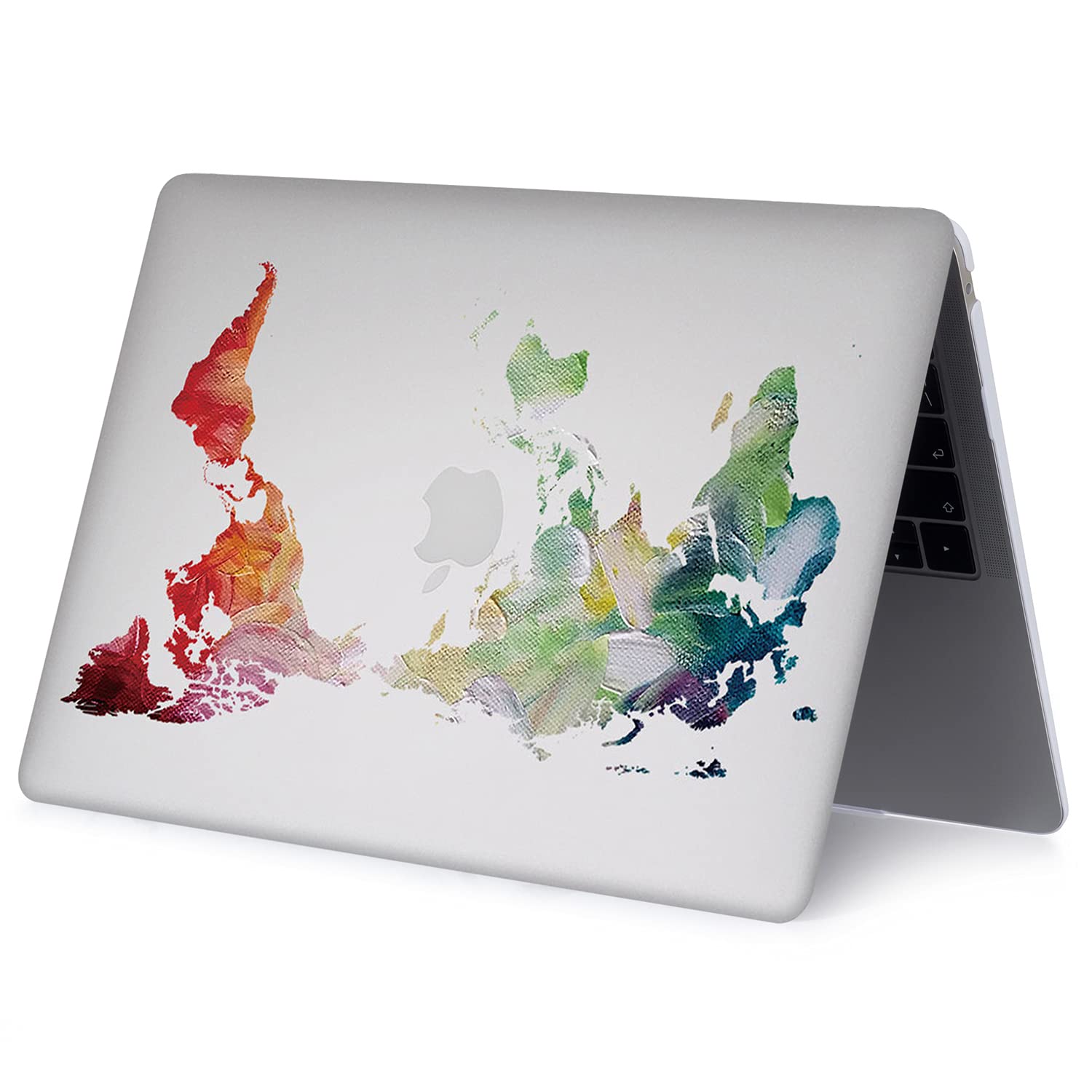 Coque Rigide Pour MacBook Air 13" 2020/2019/2018 (M1, A2337, A2179, A1932) - Plastique Dur, Ventilation Intégrée