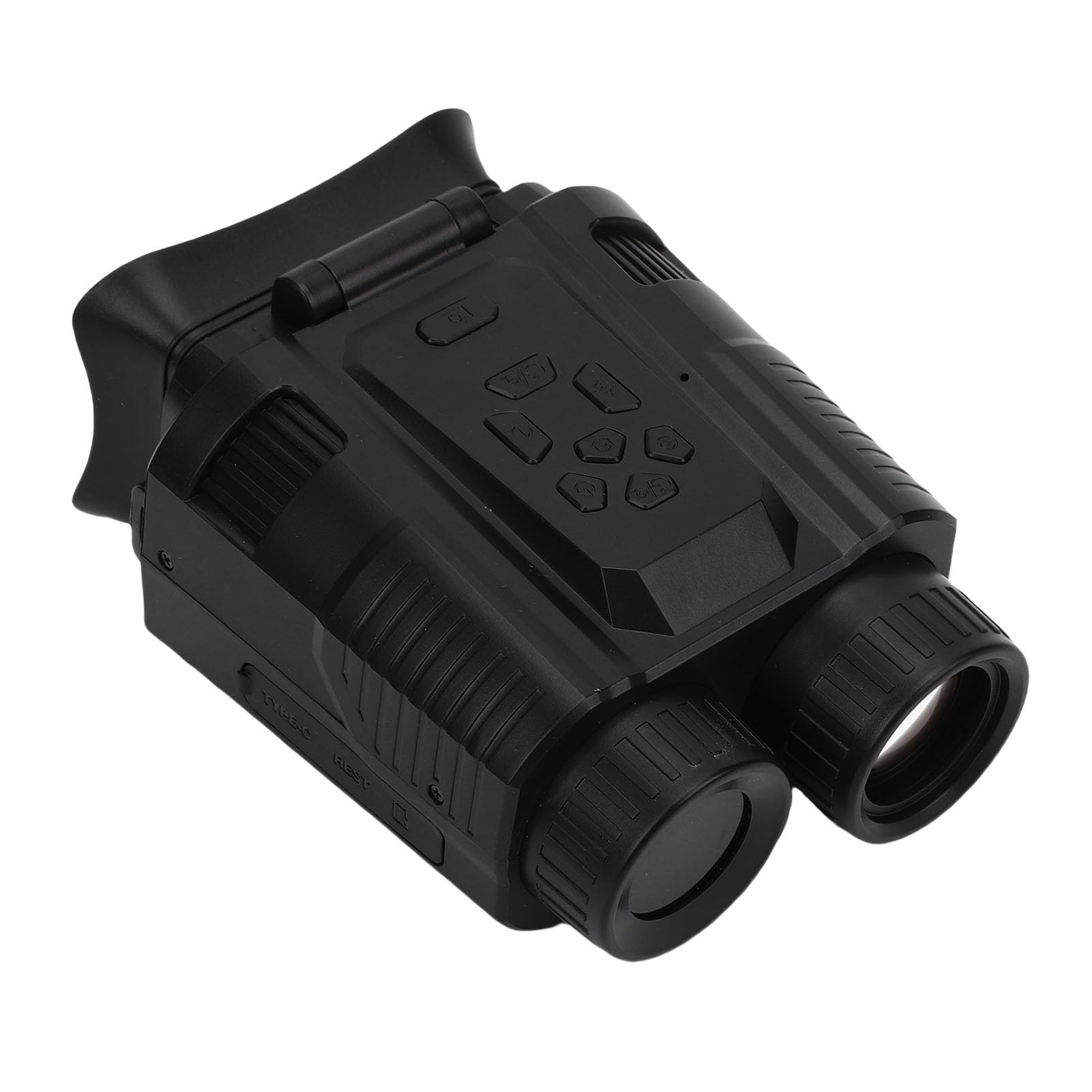 Elprico Binoculaires Numériques 4K, 64MP 28X Zoom Digital Camera Binoculars Vidéo Binoculaires avec WiFi pour L'observation des Oiseaux