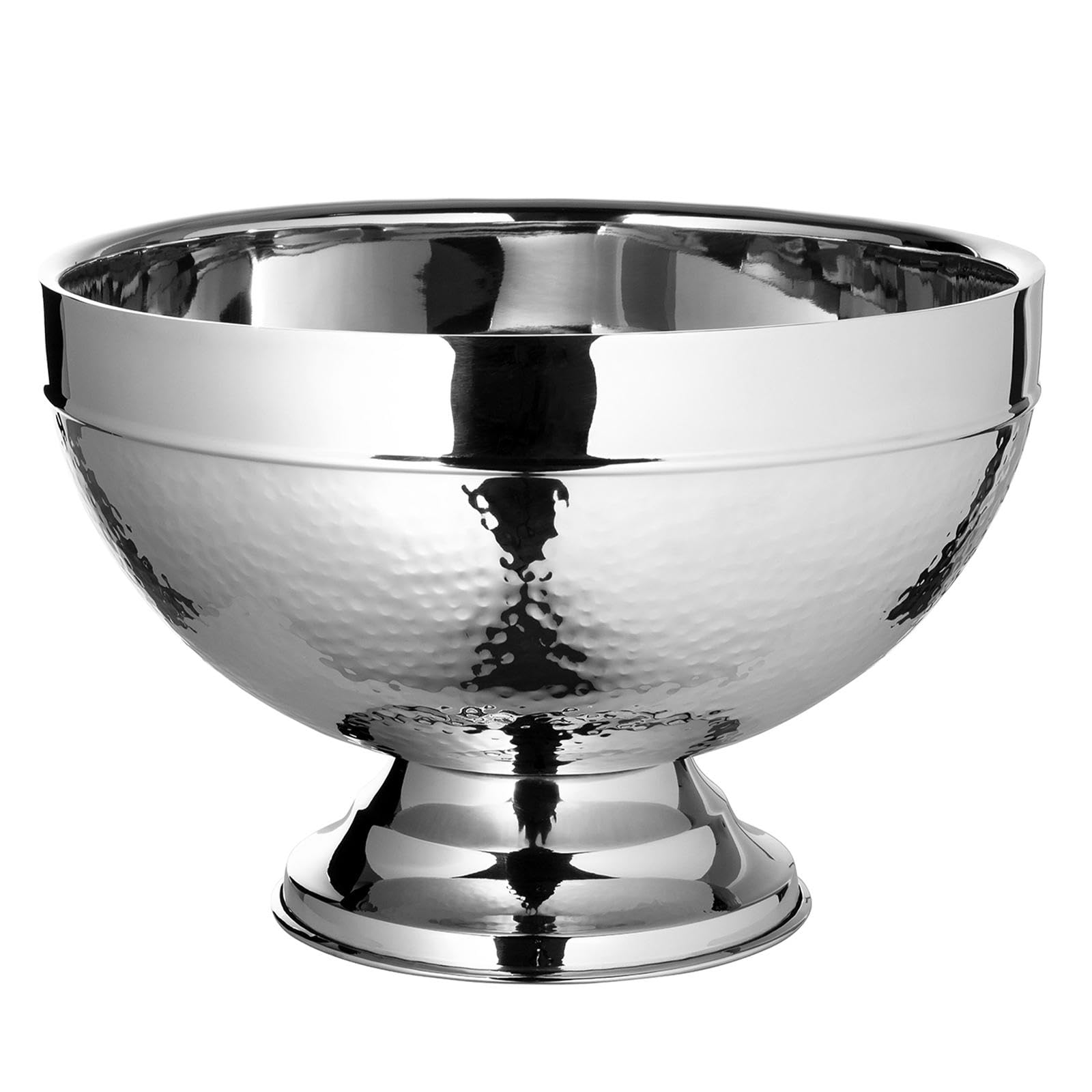 Fink Nassau/Punchbowl,Edelstahl,gehämmert/D.32cm,H.21,5cm