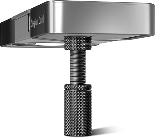 GPU Support Bracket, 1.26-2.75Inch GPU Sag Bracket with Non-Slip Sheet, GPU Holder for Prevent Graphics Card Sag (Black) Negro,plateado,Blanco